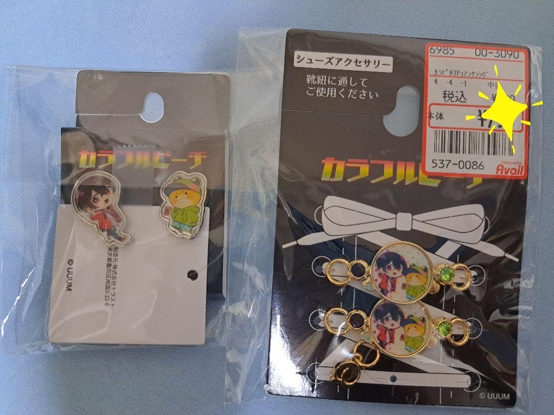カラフルピーチ アベイルコラボ ピンバッジ フルコンプ Amazon.co.jp: カラフルピーチ×アベイル ピンバッジ&シューズ