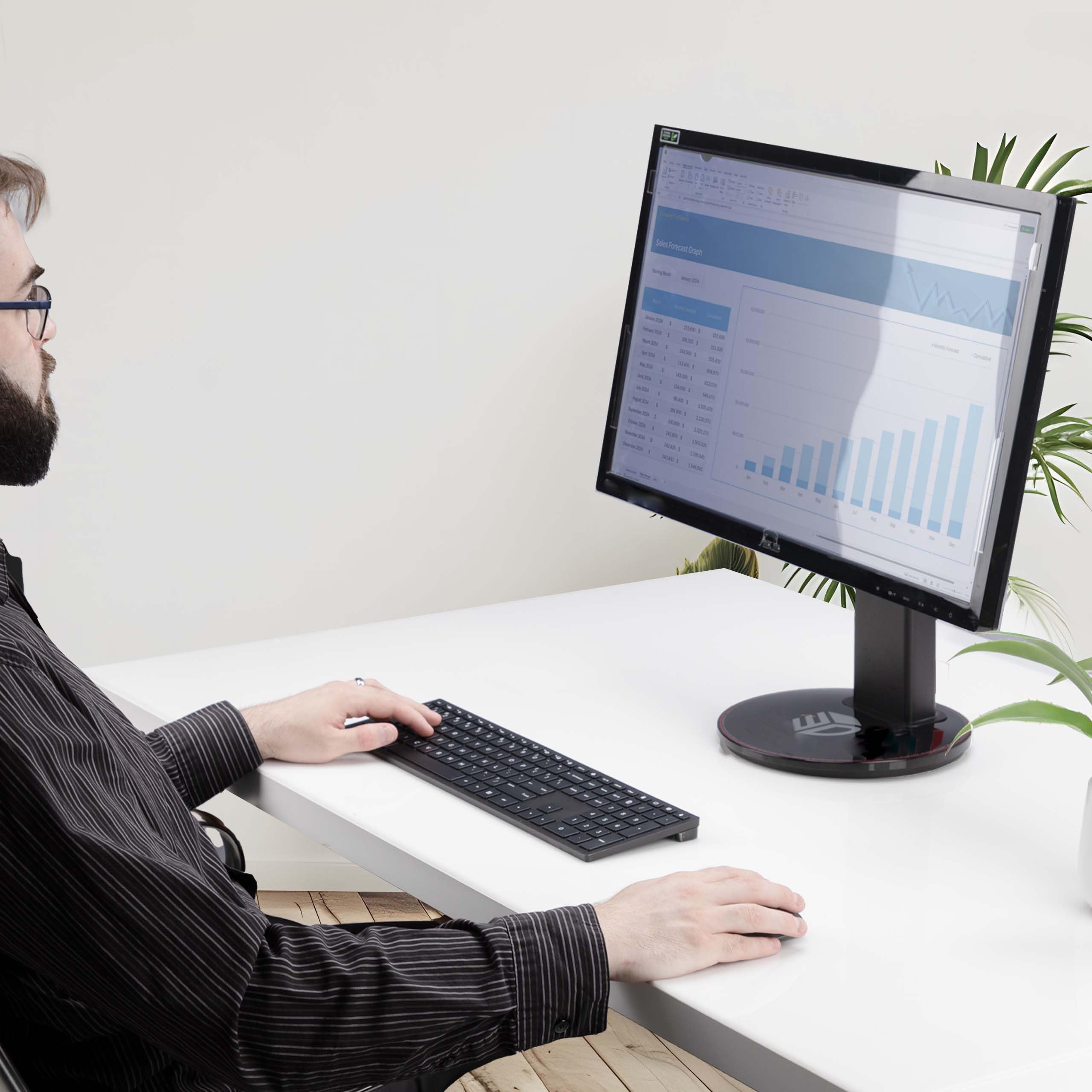 StarTech.com Filtro anti luce blu da 24: 16:9, filtro per schermo/monitor 24 pollici TAA, riduce l'affaticamento degli occhi
