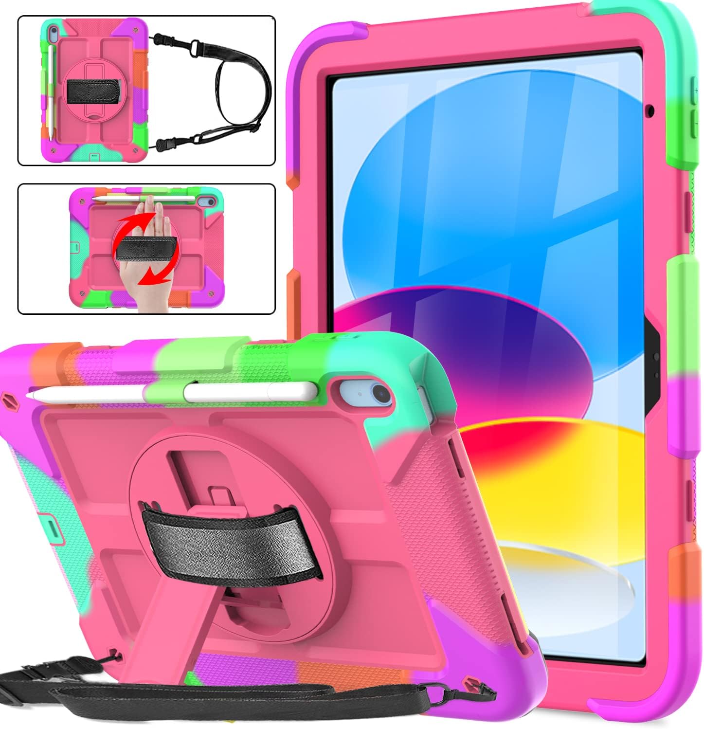 BMOUO New iPad 10th Generation Case iPad 10.9 2022 Case