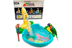 Parrot Automatic Bathtub Bird Bathtub Pet Pool Toy Water Dispenser