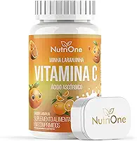 Vitamina C Infantil Kids Ácido Ascórbico 25mg Sabor Laranja 60 Comprimidos Suplemento Alimentar para Crianças - Nutrione