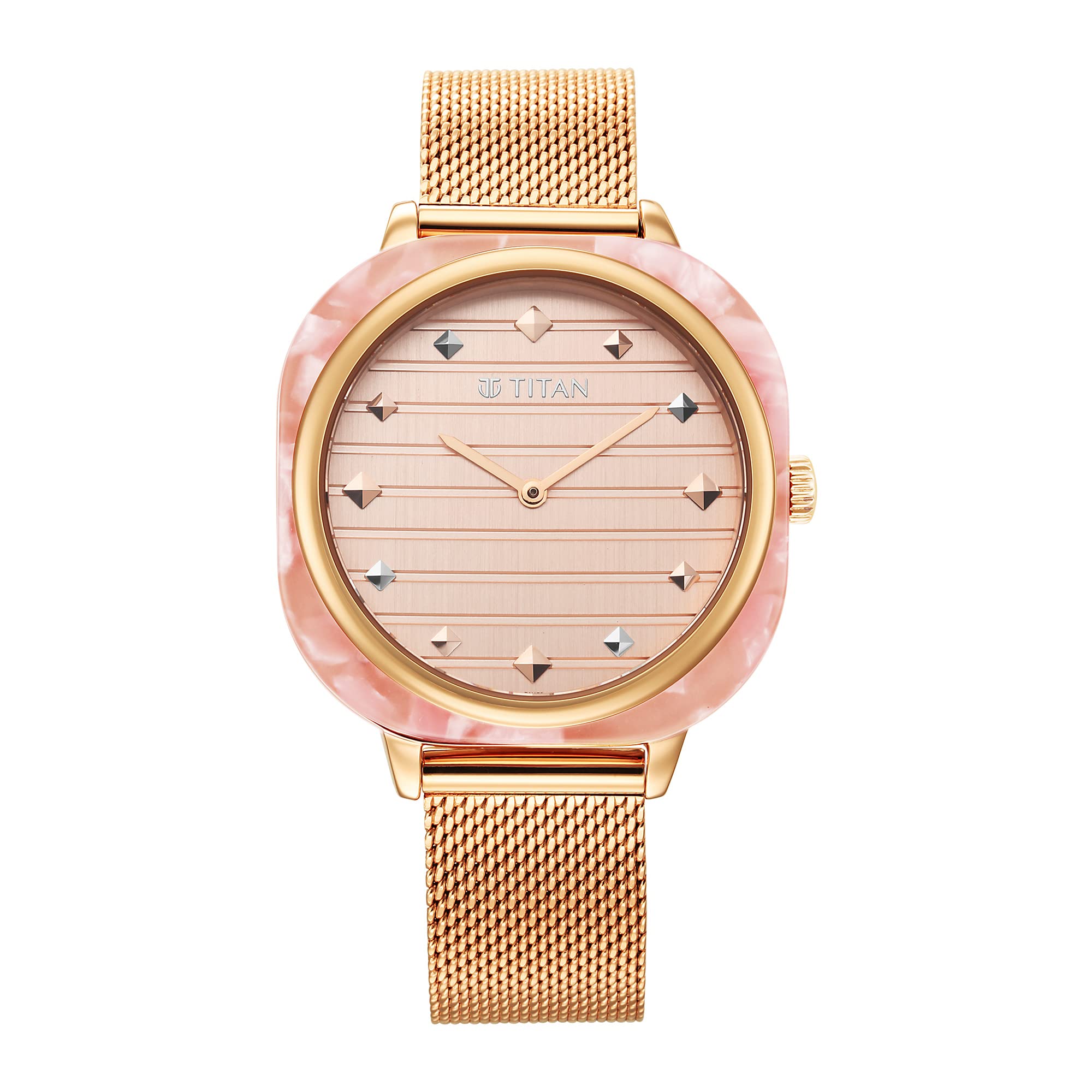 Analog Rose Gold Dial Women's Watch-95212KM01-image-20