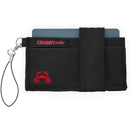 Crabby Gear - Front Pocket Wallet - Minimalist Wallet - Elastic
