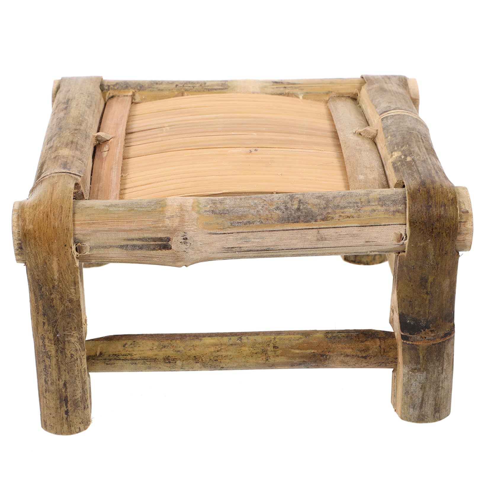 KICHOUSE Small Bench Step Stool for Boys and Girls Footrest Stool for Bathroom Bathtub Laundry Room Safe Comfortable Easy to Move