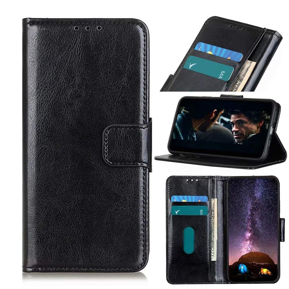 FanTing Cover compatible for OnePlus 7T Pro Case, Flip cover with [card  slot] [bracket] [wallet], Magnetic PU leather wallet case for OnePlus 7T 