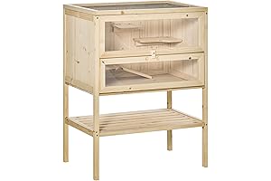 PawHut 3 Tier Hamster Cage with Stand