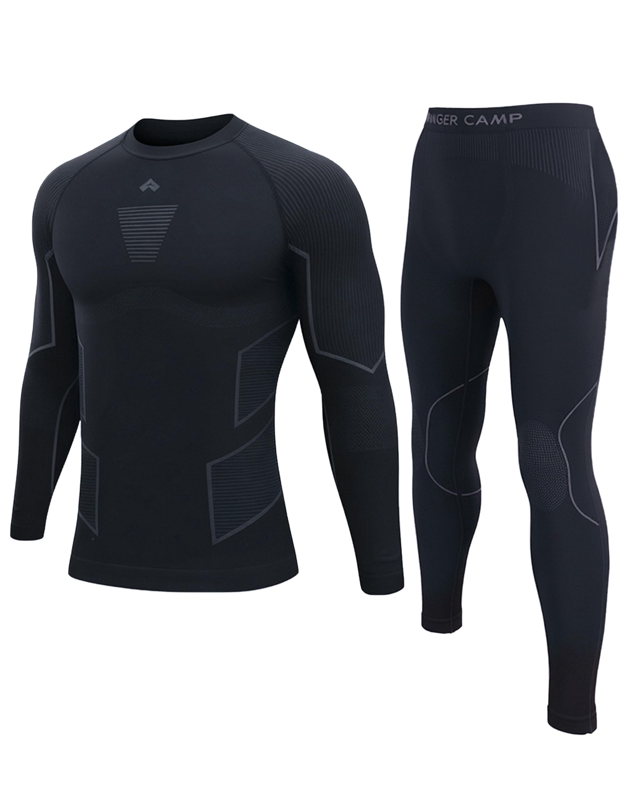 Ensemble de sous-vêtements Thermiques pour Homme - Long Maillot de Corps Thermique et caleçon Long - Respirant - Haut - sans Couture - sous-vêtements Fonctionnels pour Homme - pour Sports