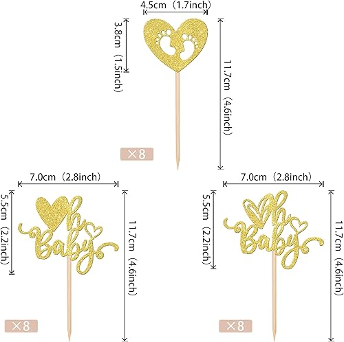 Miniatura 10 de 24 piezas de decoración para cupcakes para el día de San Valentín, primer cumpleaños, diseño de corazón dulce, San Valentín, uno para cupcakes