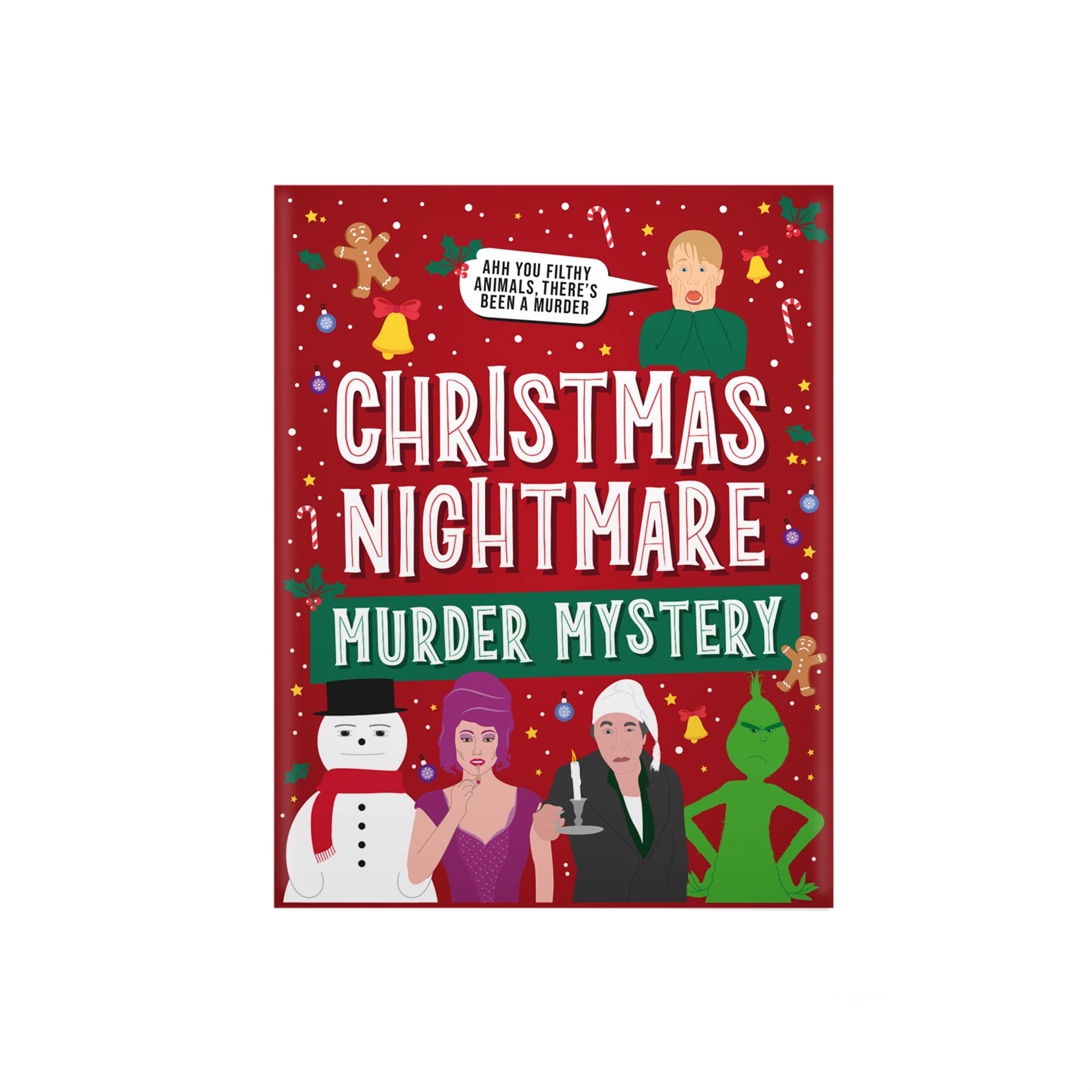 Christmas Nightmare Murder Mystery Game, Board & Card Games, Entertainment, Gift