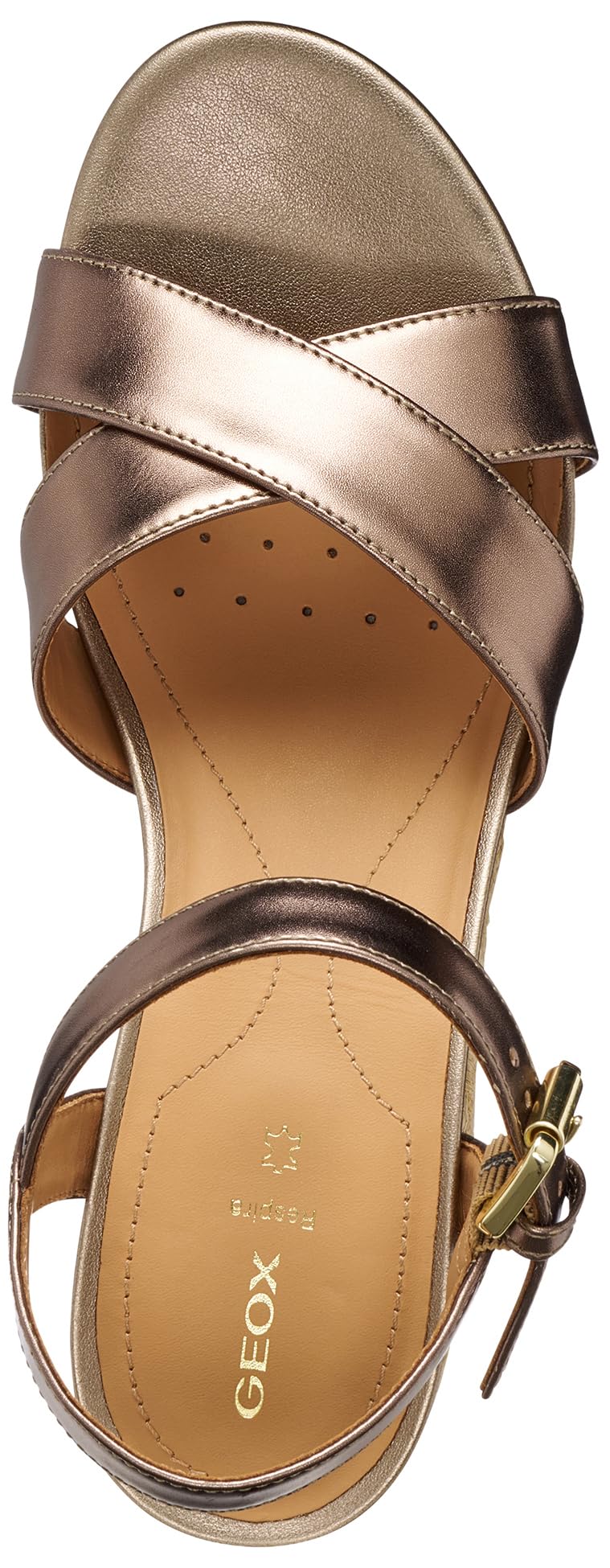 Geox D Ischia Corda C Sandales compenséesFemme