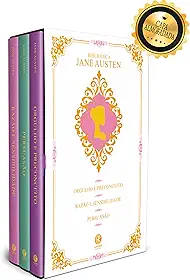 Biblioteca Jane Austen - Box com 3 Livros - Edição de Luxo