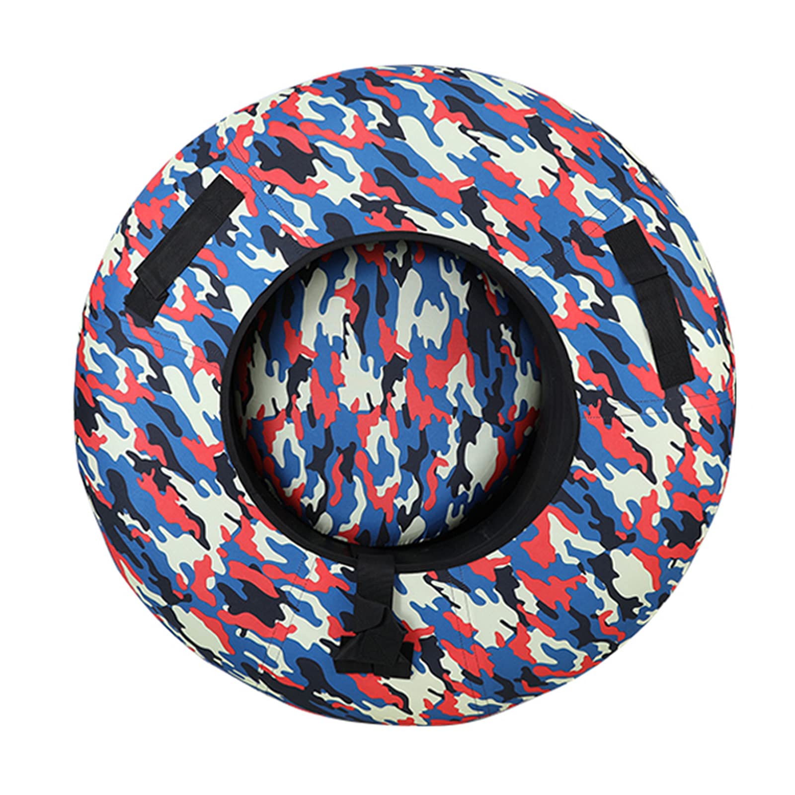 Tubo De Trineo Inflable - Trineo De Tubo De Nieve Remolcable con Abrasión Plegable Y Altamente Tolerante, Ideal para Diversión De Invierno Y Actividades Familiares,B
