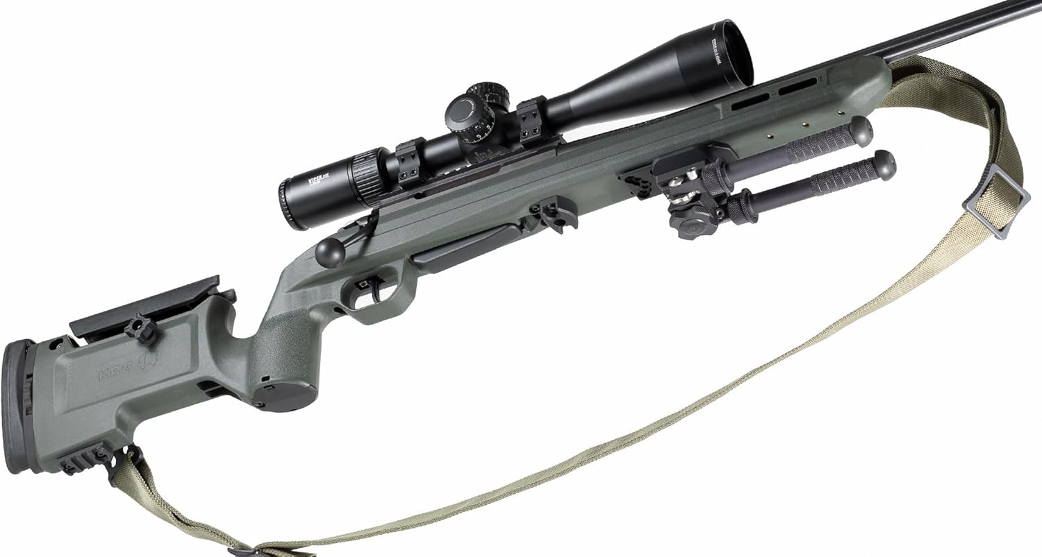 AnarchyOutdoors KRG Echo Chassis for Tikka T3/T3X | Lightweight Carbon Forest Stock | Compatible with Short & Long Action Cartridges, Carbon Forest