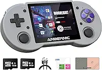 Dosnura Console De Jogos Portátil Rg353P Linux E Android Dual Os Rk3566 64 Bits, Cartão Tf De 64 Gb, Mais De 4.420 Jogos Clássicos, Tela Ips De 3,5 Polegadas, Bateria De 3.500 Mah, Suporte Para 5G
