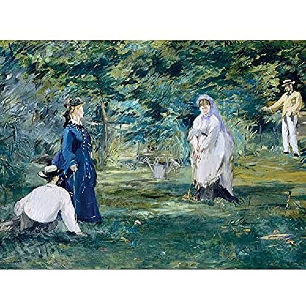 Edouard Manet A Game Of Croquet Art Print Canvas Premium Wall Decor Poster Mural