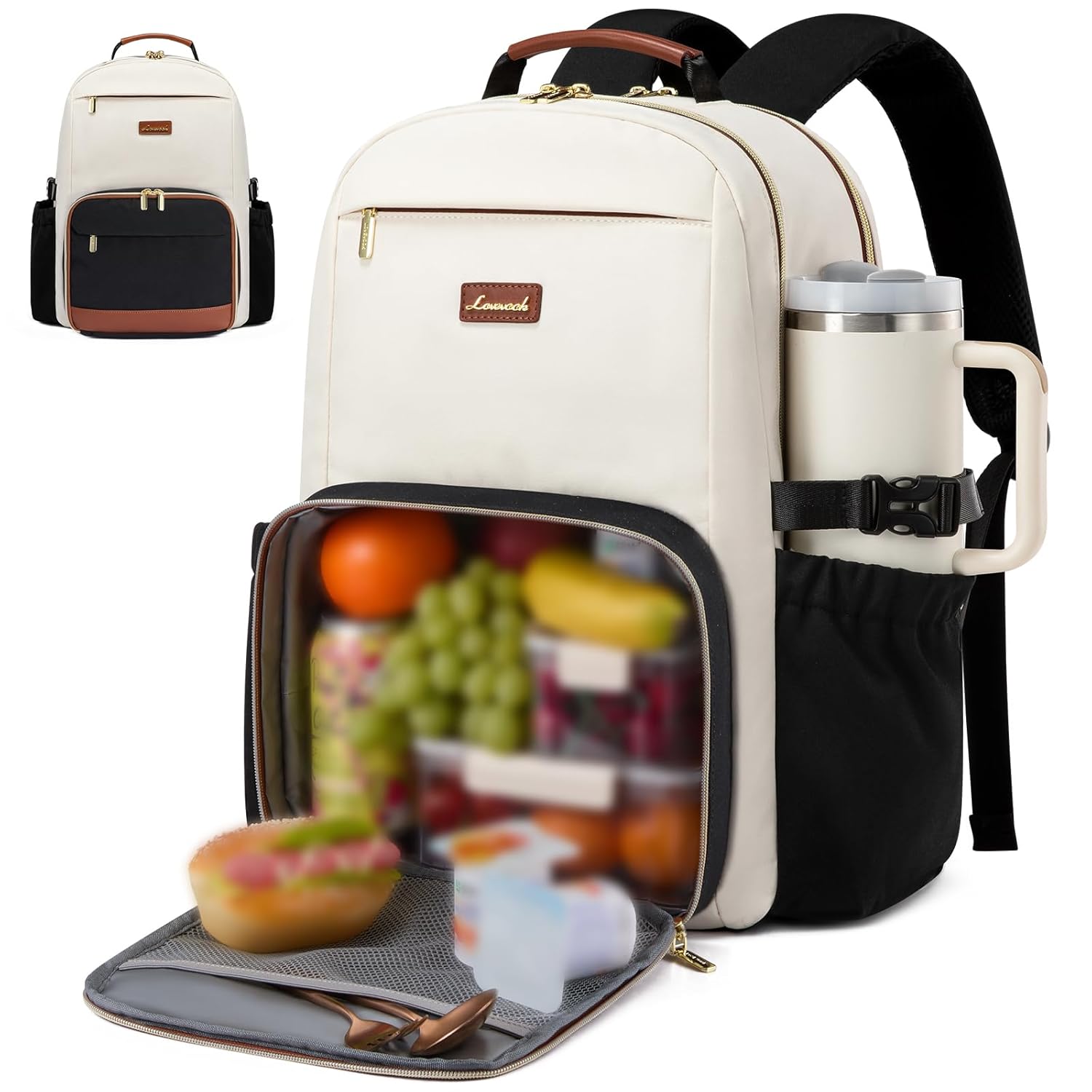 LOVEVOOK Mochila feminina para laptop