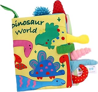TOYANDONA 1pc Children's Tail Cloth Book Toy for Kids Early Education Toy Light and Thin Early Teaching Baby