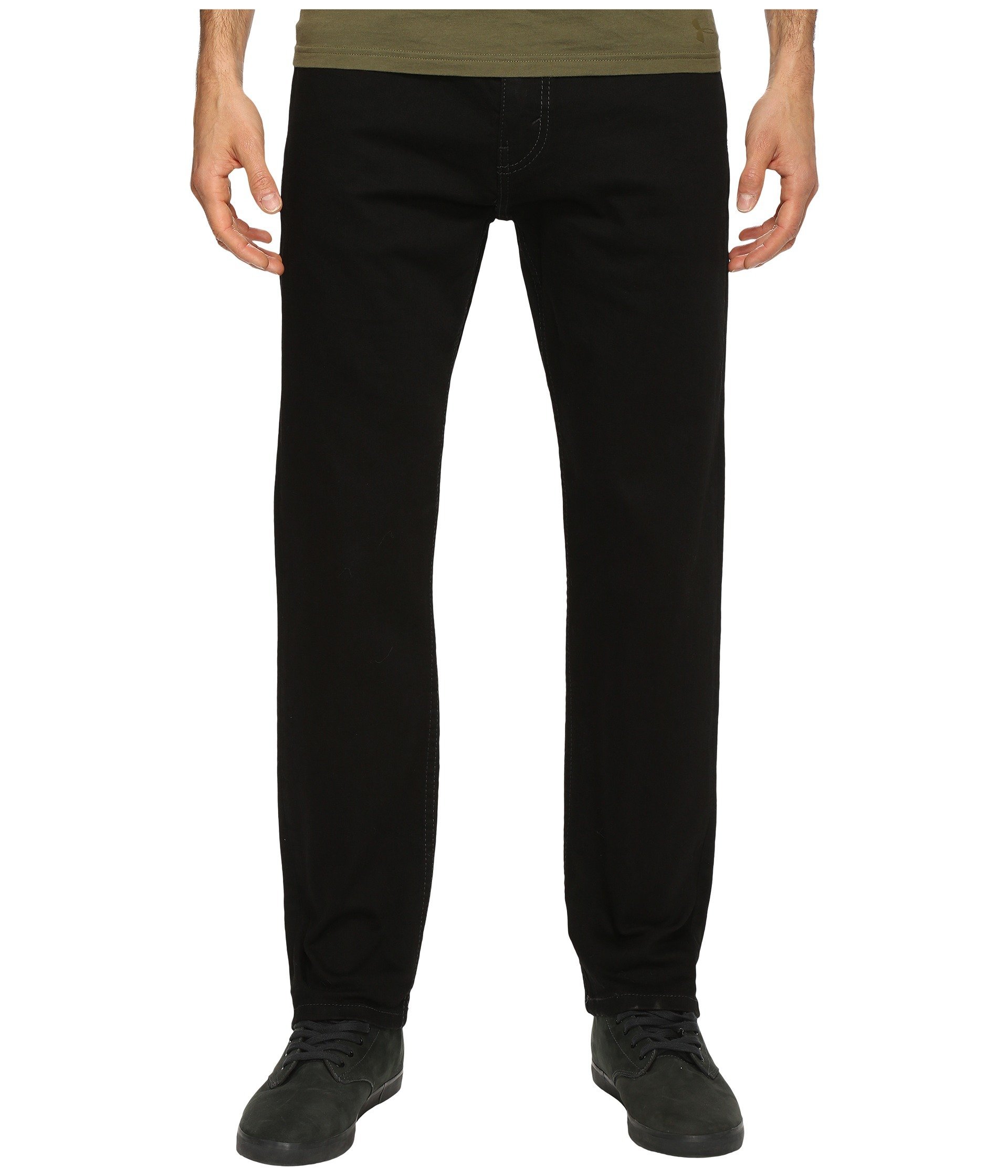 Levis Mens 502 Regular Taper Fit - Jeans or Men - Zipper Fly Closure - Subtle Tapered Leg