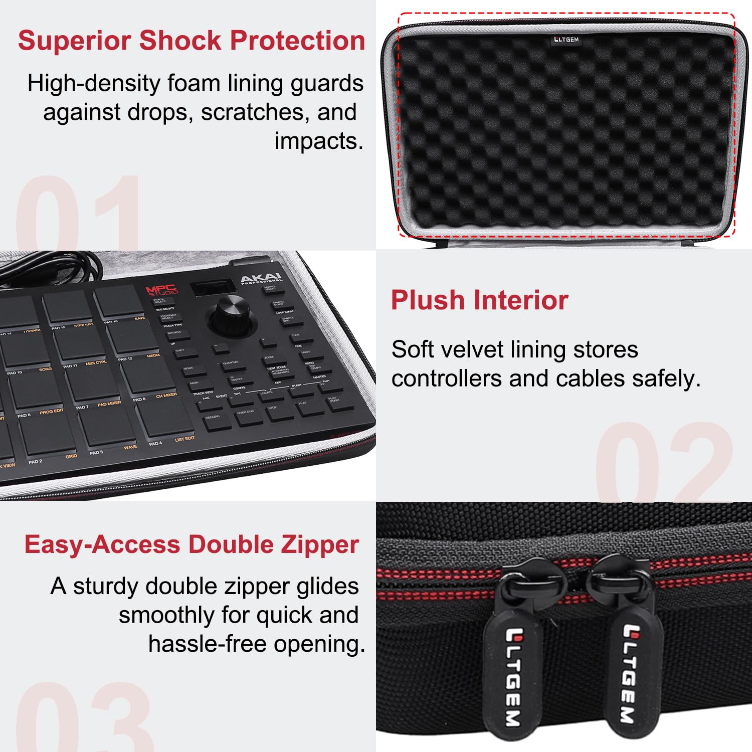 Amazon.com: LTGEM Case Compatible with Akai Professional MPC