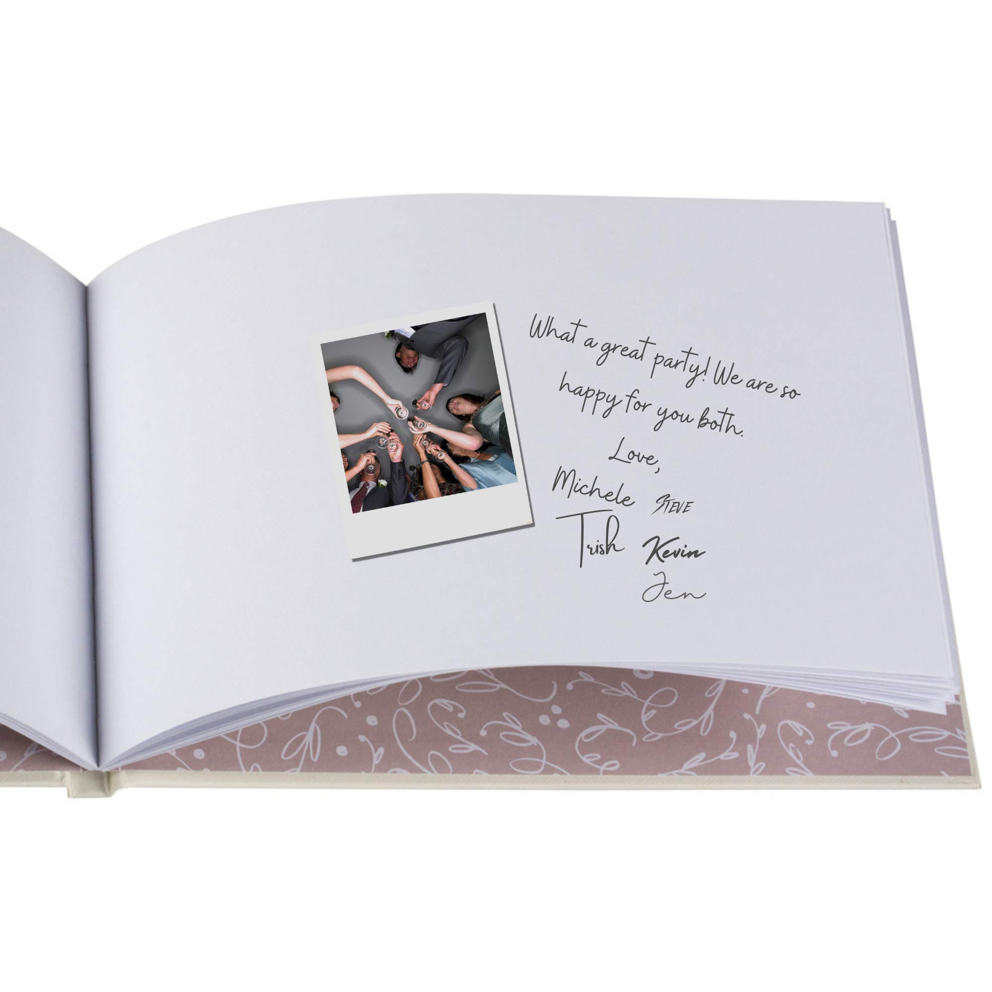 Affiche Livre D'or Pour Mariage Thème Champêtre