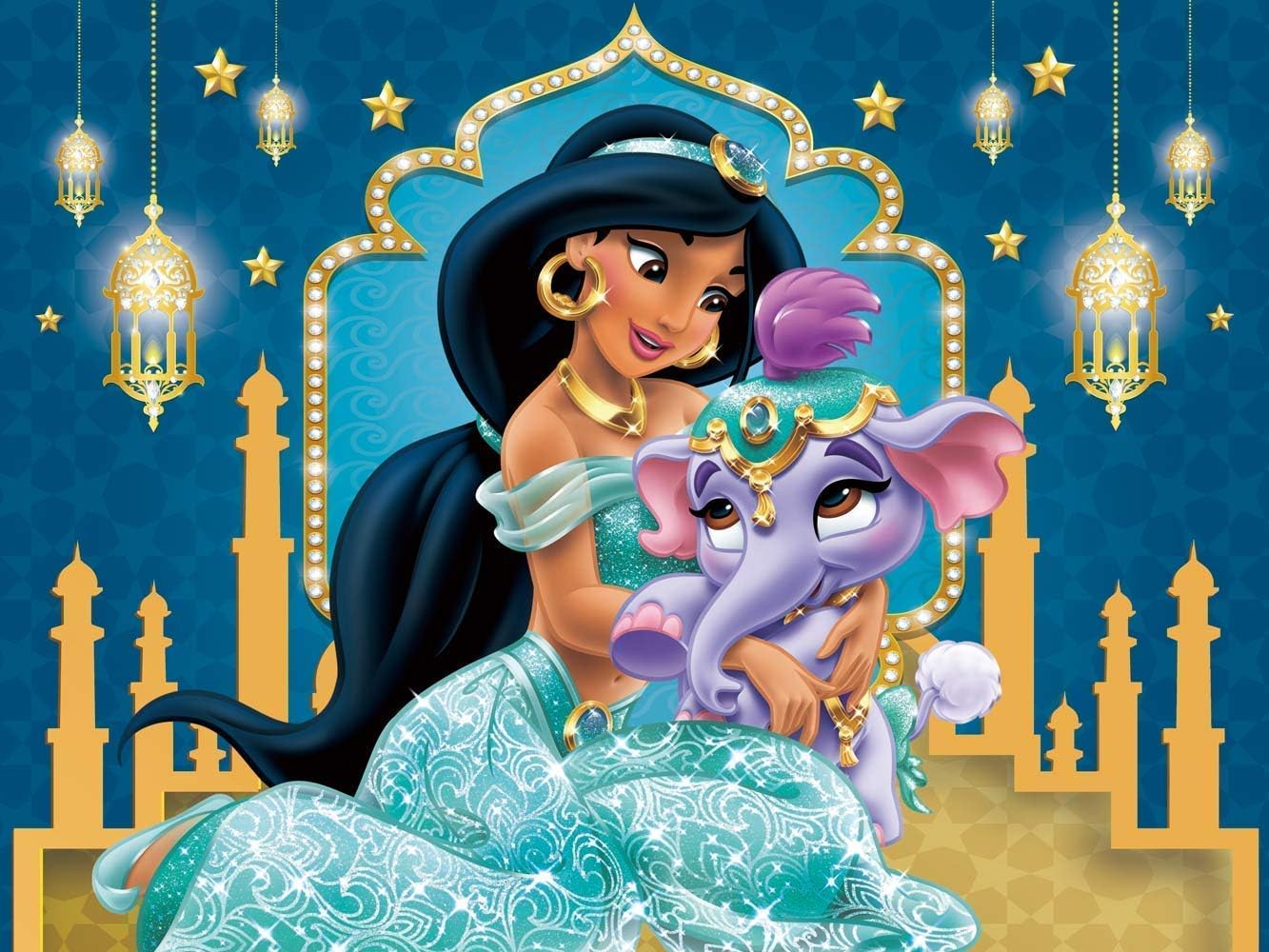 Princess For Girl Birthday Party Supplies Banner