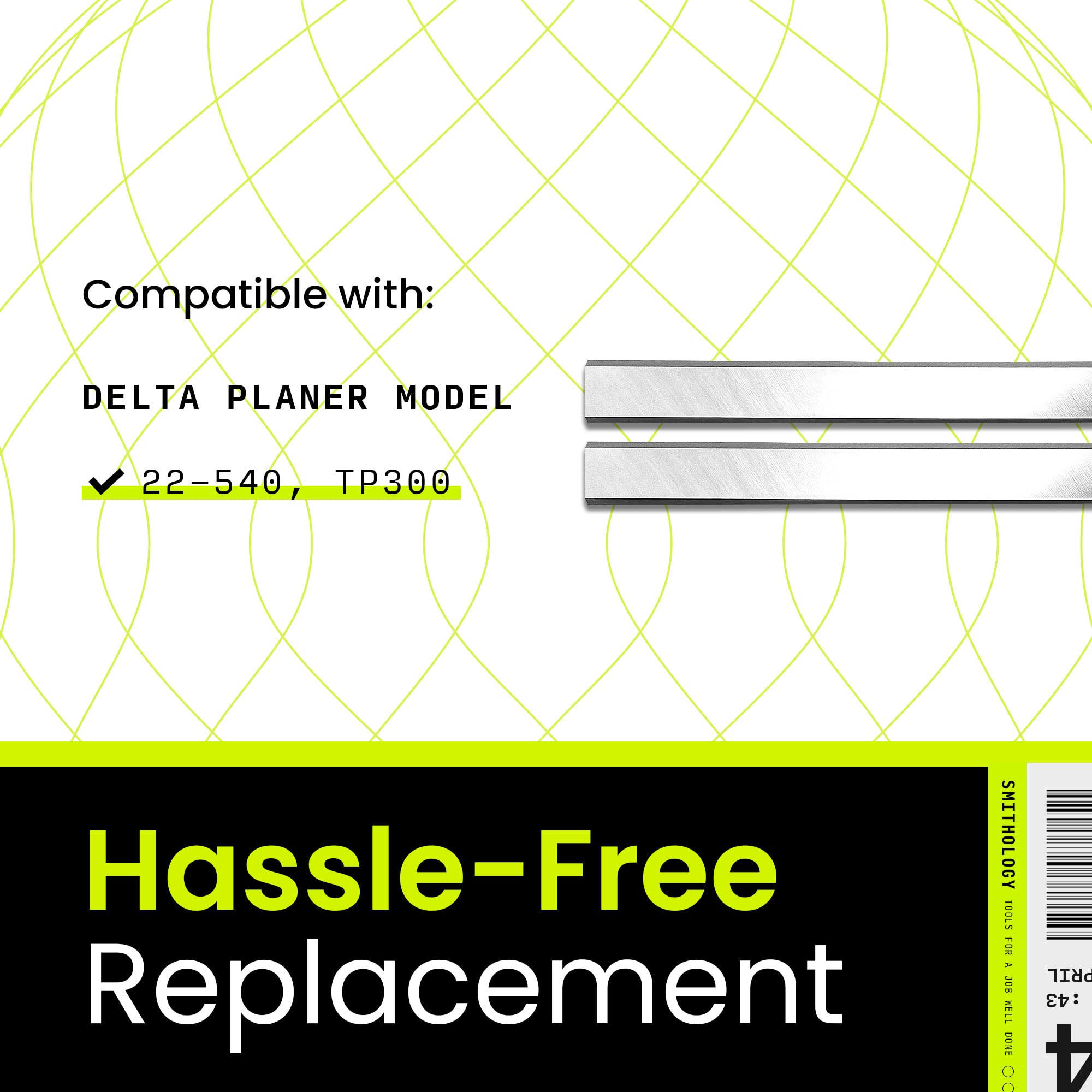 Smithology Planer Blades - Delta 22-540 Replacement -6 Smithology Planer Blades - Delta 22-540 Replacement -6