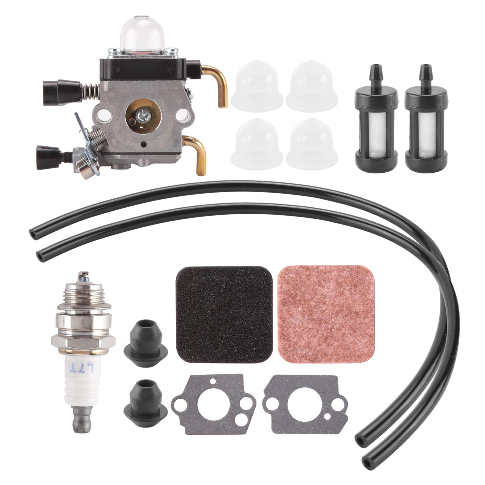 La Baieso Fs85 Fs80 Carburetor For Fs75 Fs80r Fs85 Fs85r Fs85t Fs85rx String Trimmer Weedeater C1q-S97 W/Repower Kit Air Filter