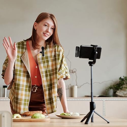 Miniatura 4 de Lavalier - Micrófono inalámbrico para iPhone, reducción de ruido para Youtubers Facebook Live Stream Vloggers, entrevistas, sincronización