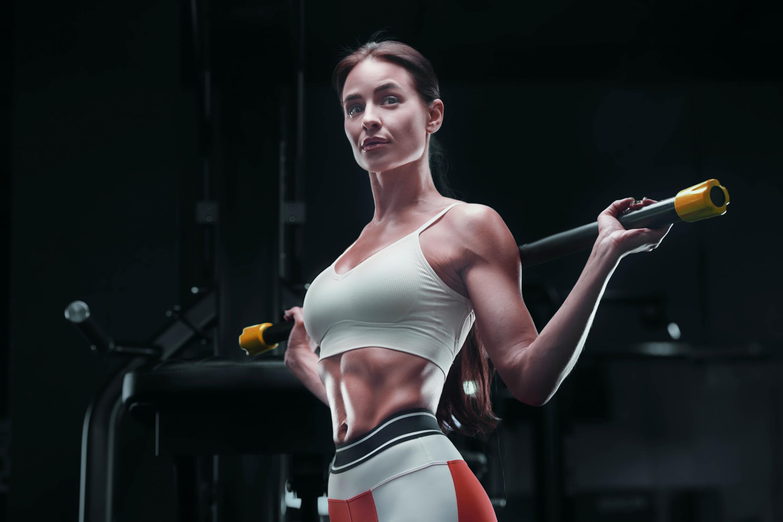 G5 HT SPORT Barre de musculation professionnelle avec poids de 2 à 6 kg pour entraînement aérobie, yoga, Pilates | Home Gym et gym