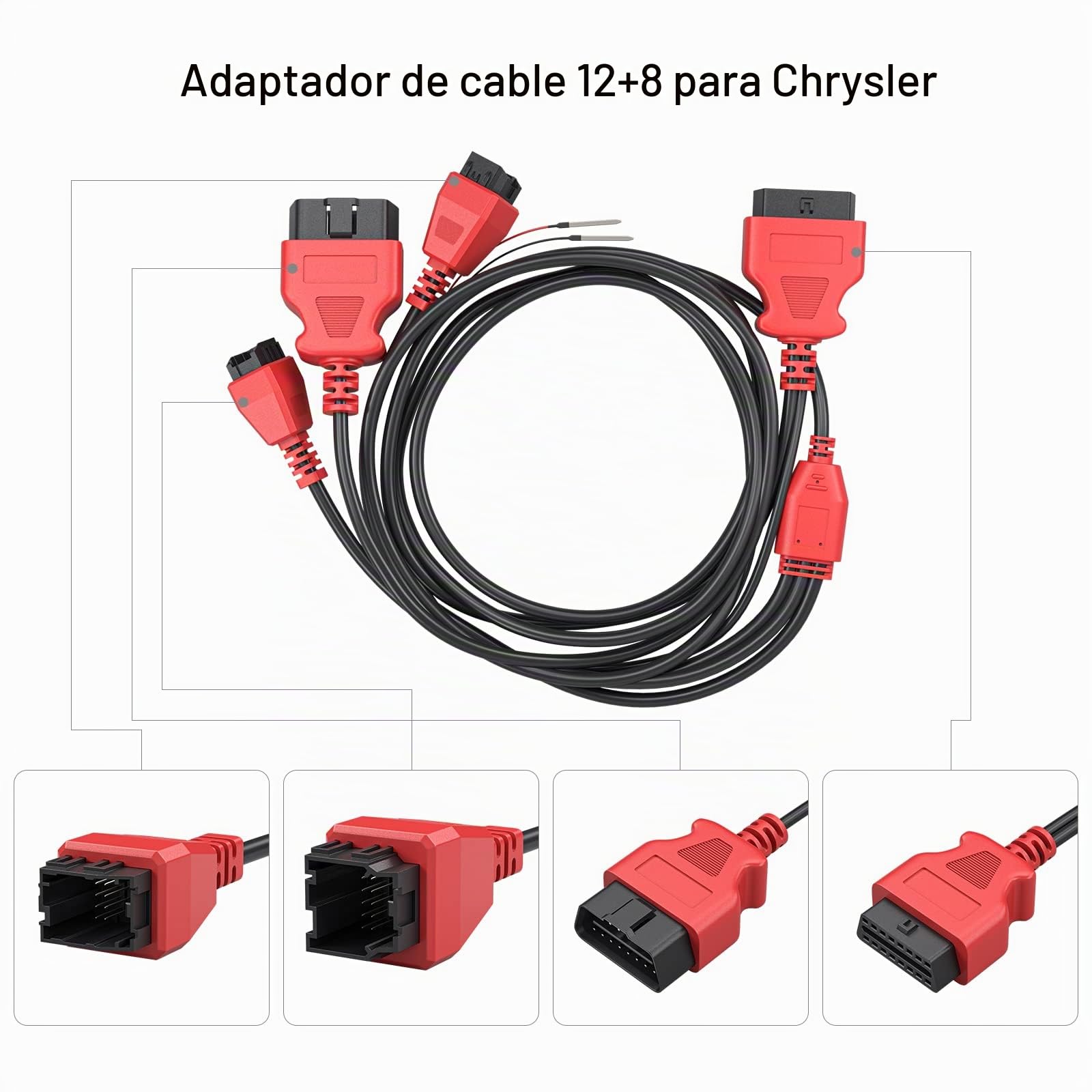 Amazon.com: XTOOL OBD2 12+8 Adapter for Chrysler, OBD II Security