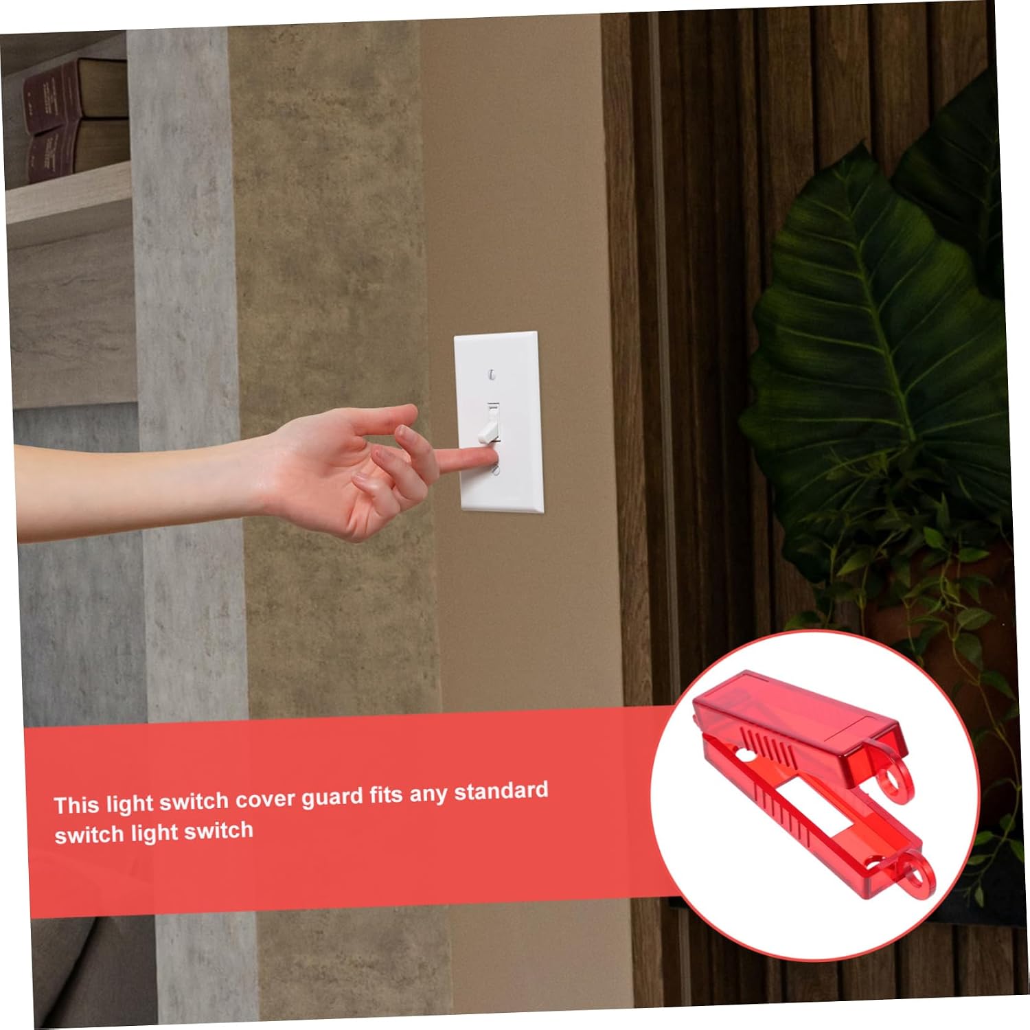 Wall Button Lock Light Childproof Light Stopper Toggle Guard for Standard Switches
