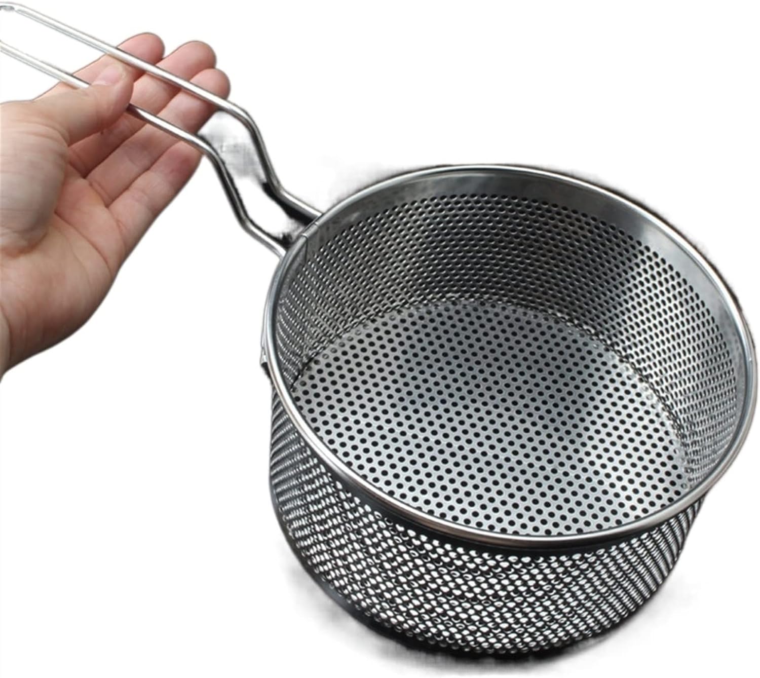 Mesh Strainers 304 stainless steel hot Frying Fried Basket Frying Pan