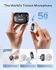 BOYA mini 2 Micrófono de solapa inalámbrico para iPhone 15/16/17 y Android | Cancelación de ruido con IA, control por aplicación, batería de 30 horas con estuche de carga para vlogs, entrevistas y creación de contenido inalámbrico 3