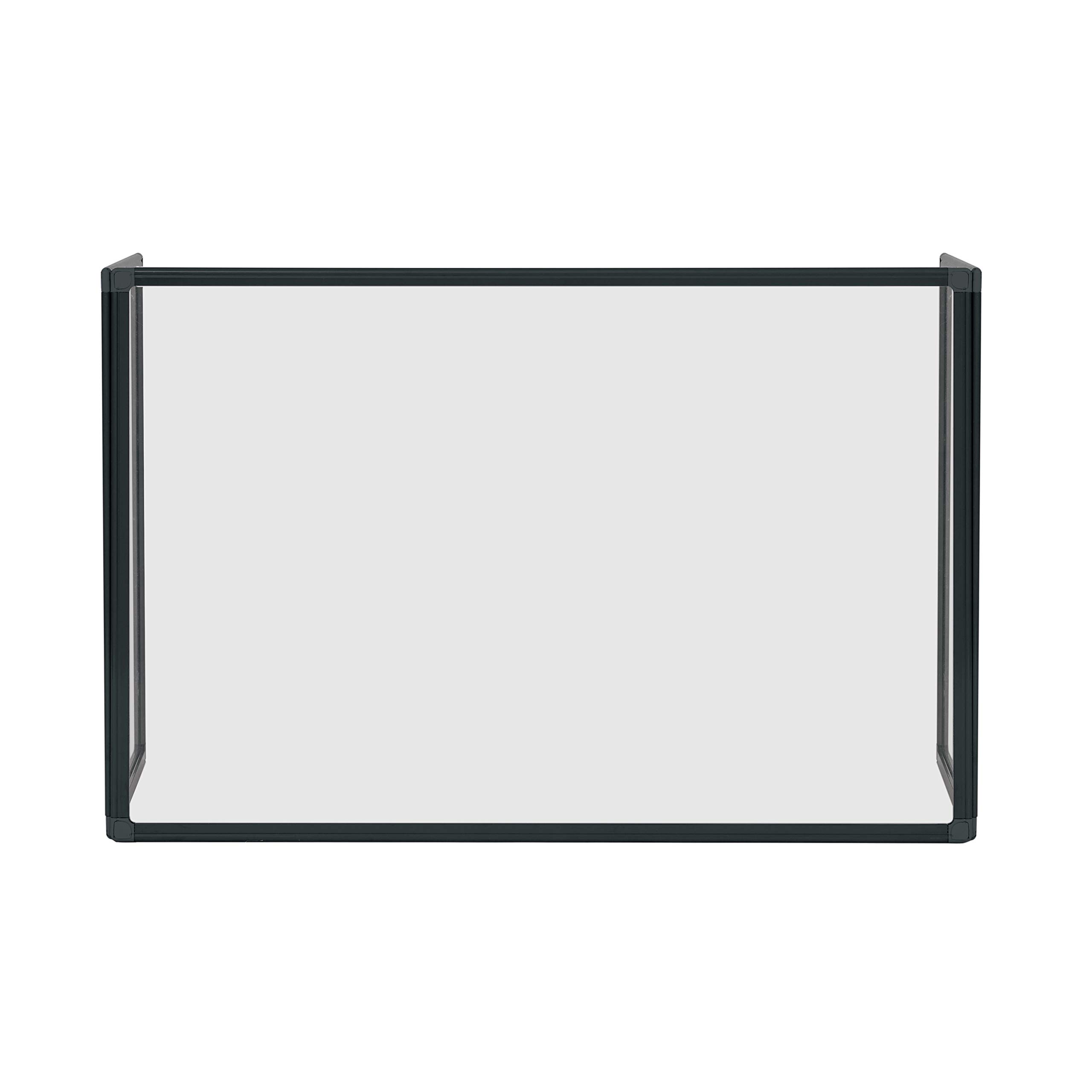 Bi-Office Trio Glass Board, Triple Glass Board with Black Aluminium Frame, 120 x 90 cm and Two 60 x 90 cm Boards