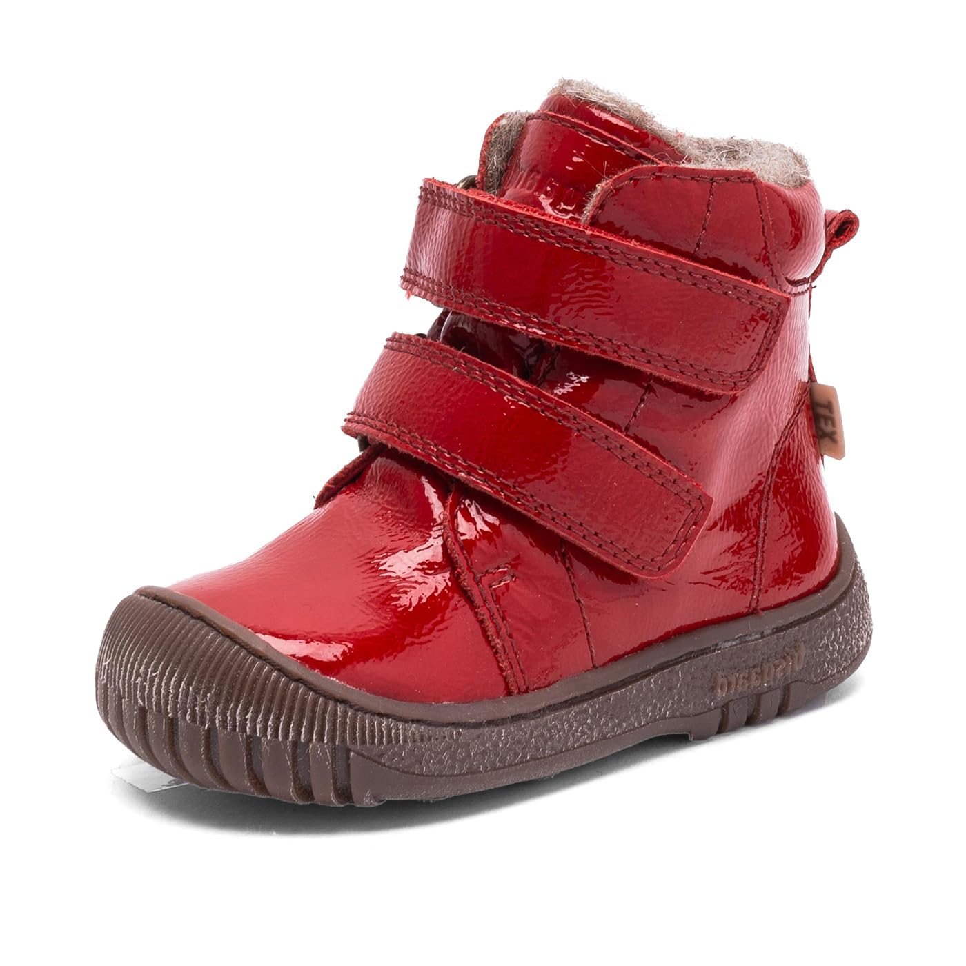 Bisgaard Unisex Kid's Evon Tex Fashion Boot, Red Patent, 4.5 UK Child