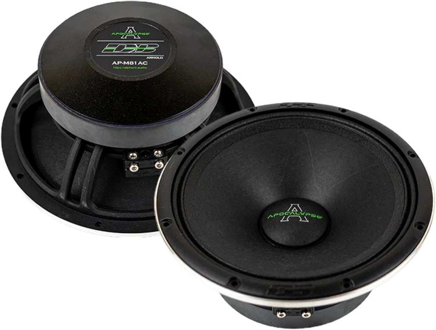 Deaf Bonce Apocalypse Pair of 8" 600W 4 Ohm Mid Bass Speakers AP-W81AC