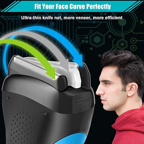 Miniatura 4 de Vifycim Lámina de repuesto para afeitadora 32B y cortador compatible con Braun, cartucho de casete compatible con Braun Series 3 300S, 301S, 310S,