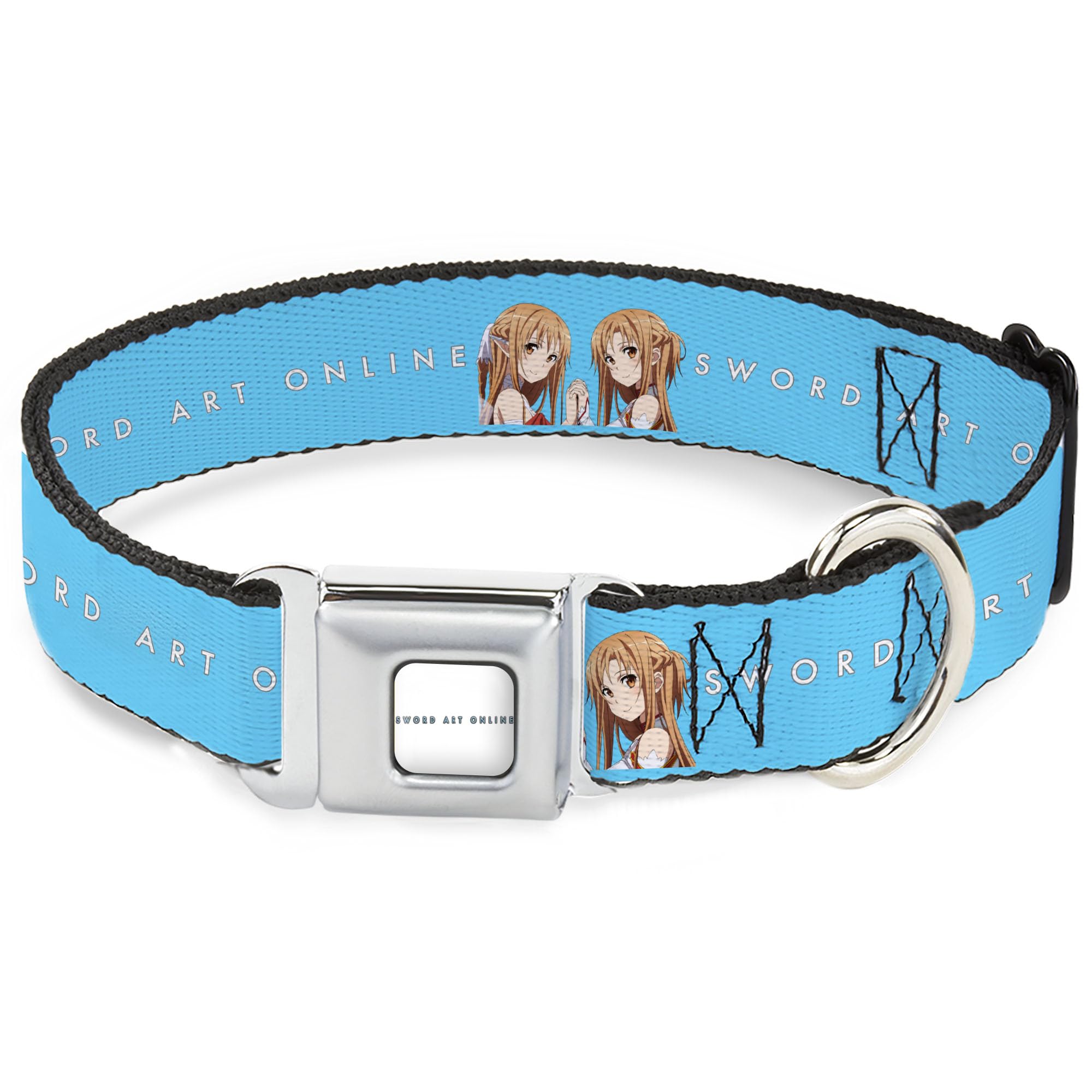 Collier chien Sword Art Online anti traction 3.8 cm de large pour ne plus blesser le cou