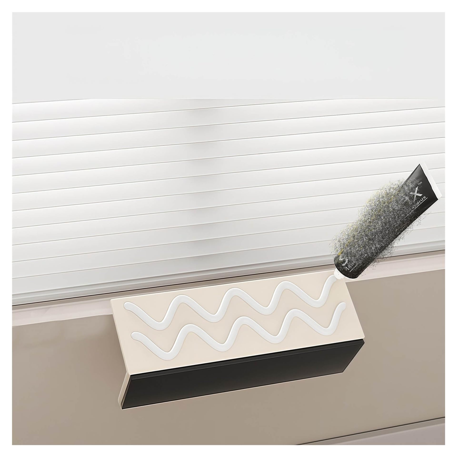 Piastra di estensione magnetica per davanzale della finestra, resistente, per banco da lavoro del balcone (60 x 15 cm), design stabile e resistente ai danni
