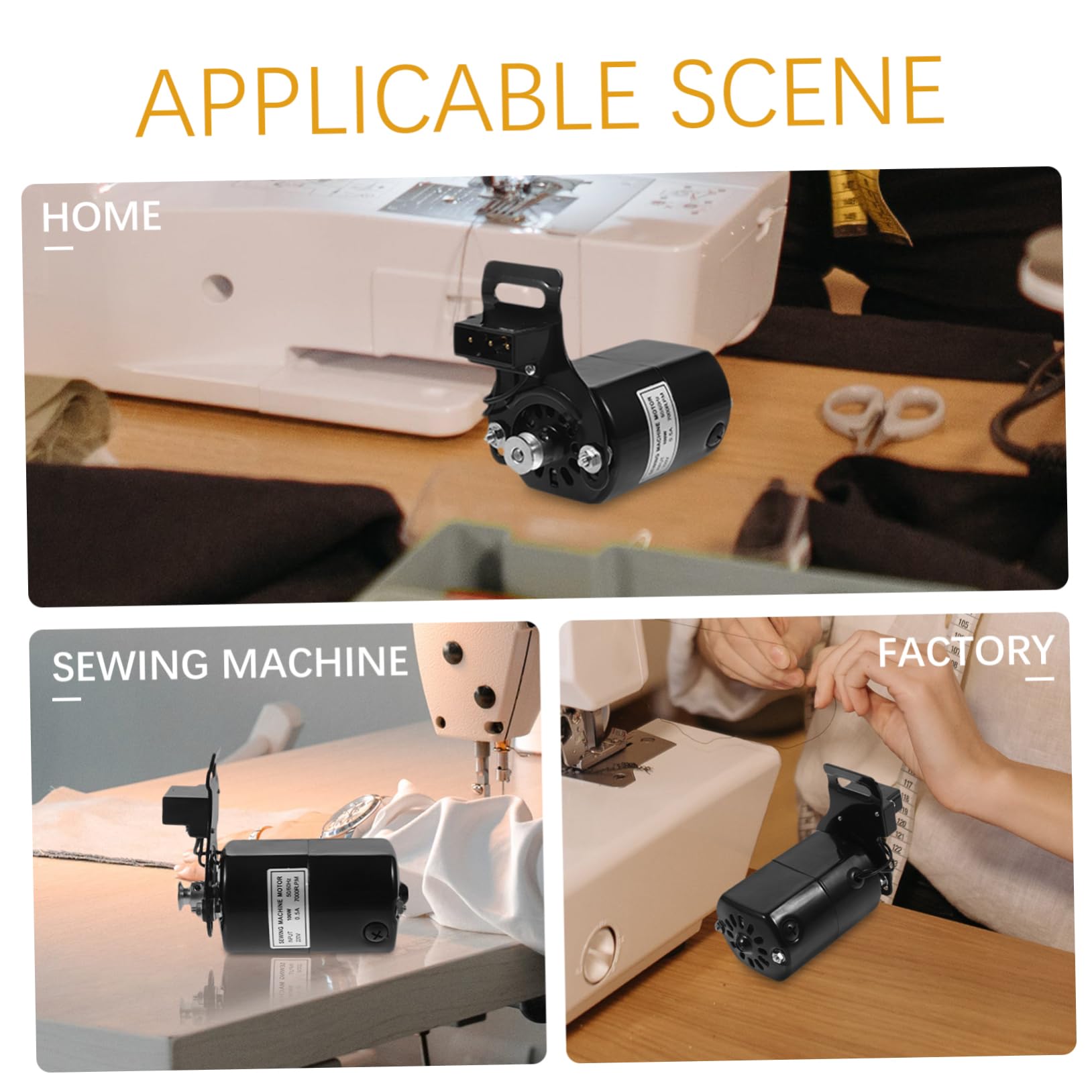DOITOOL Motor de Máquina de Coser Eléctrica Motor para Máquinas de Coser Pedal Accesorios