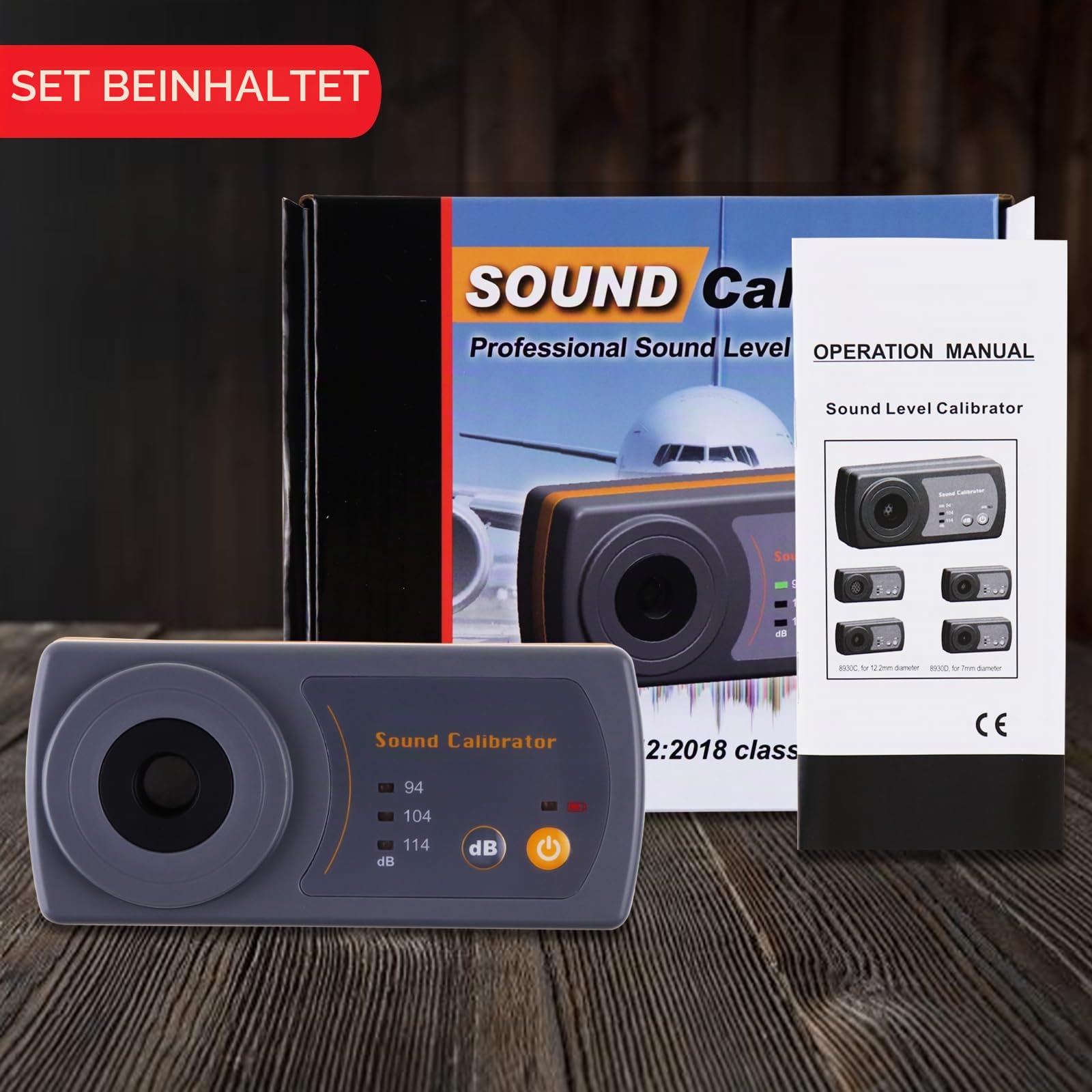 Klang Meter Dezibel Niveau Kalibrator Kalibrierung 114dB / 94dB / 104dB Kalibrierung Niveau Für Klang Niveau Meter Messung Instrument