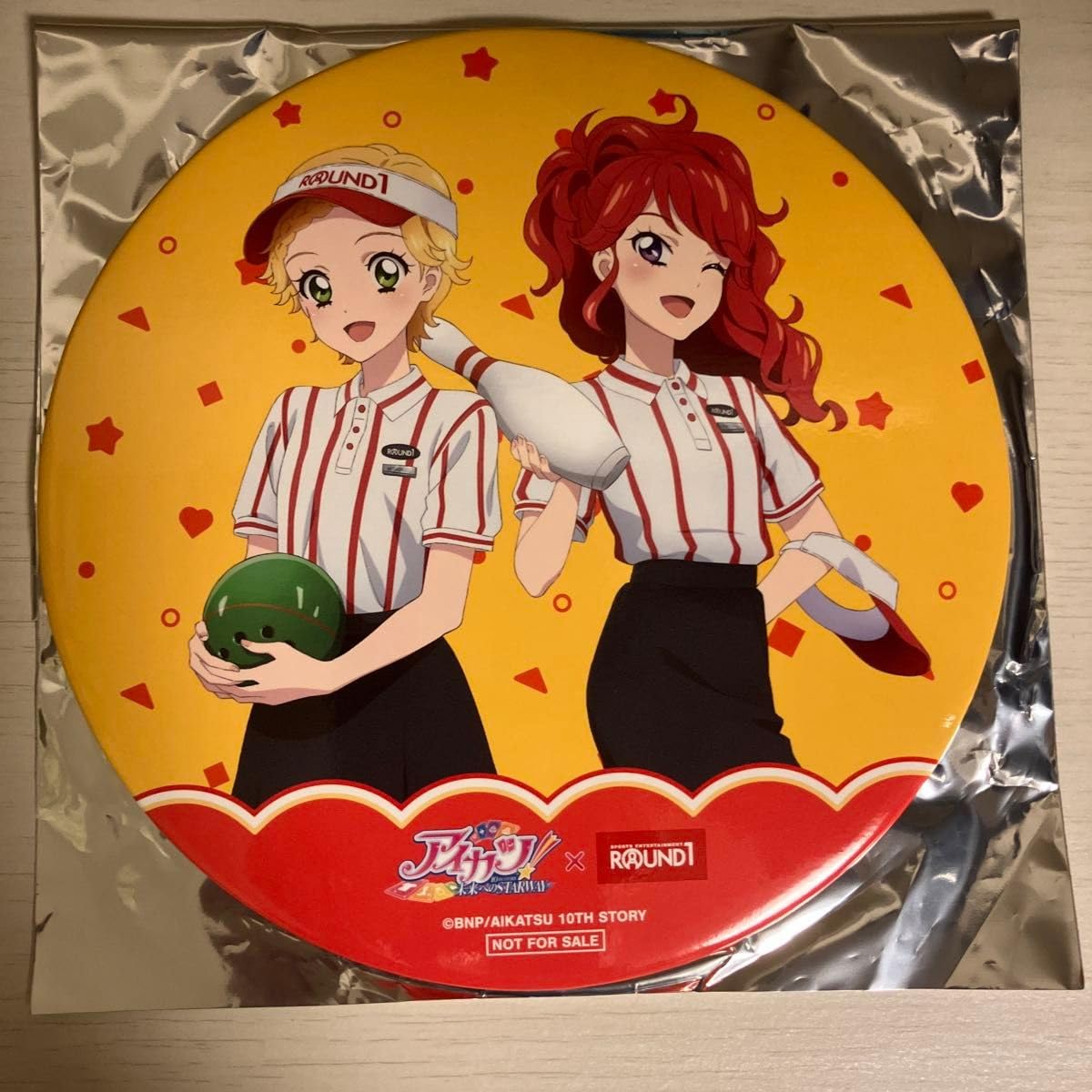 Amazon.co.jp: アイカツ 缶バッジ 缶バッチ ラウンドワン 新条ひなき