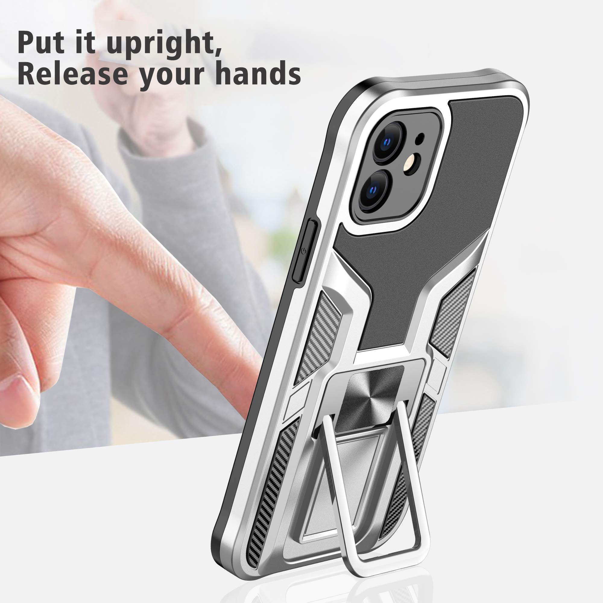 Custodia Con Fori Precisi E Pulsanti Facili SORAKA Custodia Trasparente Per IPhone 13 Pro Con Pulsante In Cover Con Piastra Metallica