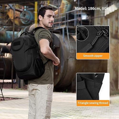 Miniatura 6 de HUNTVP Mochila táctica 25L Mochila táctica de asalto paquete militar WR