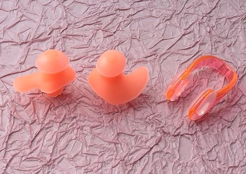 Miniatura 8 de 3 pares de pinzas para la nariz y tapones para los oídos, silicona suave de llevar, impermeables, reutilizables, para natación, entrenamiento, surf,