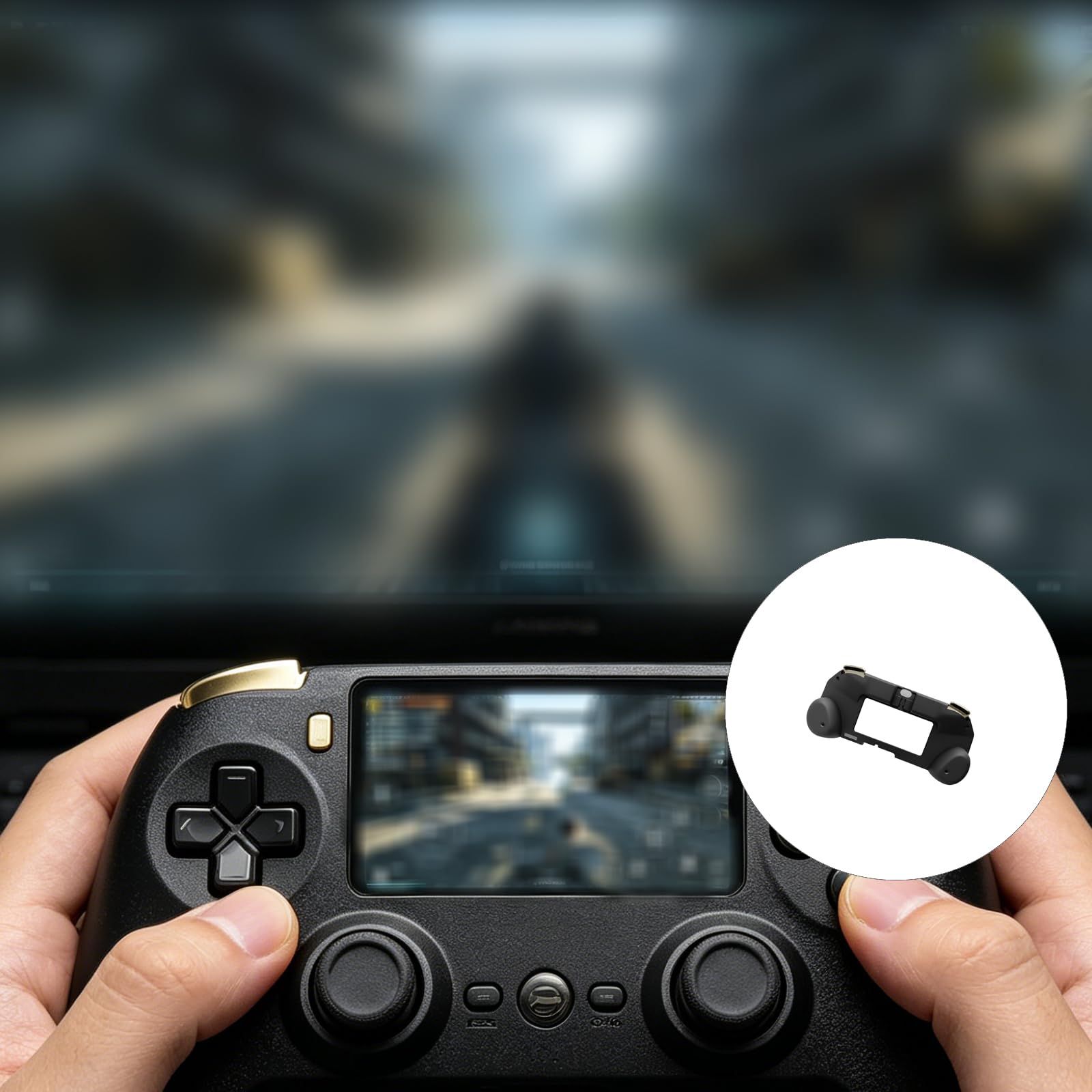 L ' attacco per pulsante per console portatile perfeziona l ' esperienza gioco mobile Duemila impugnature con rivestimento seconda generazione