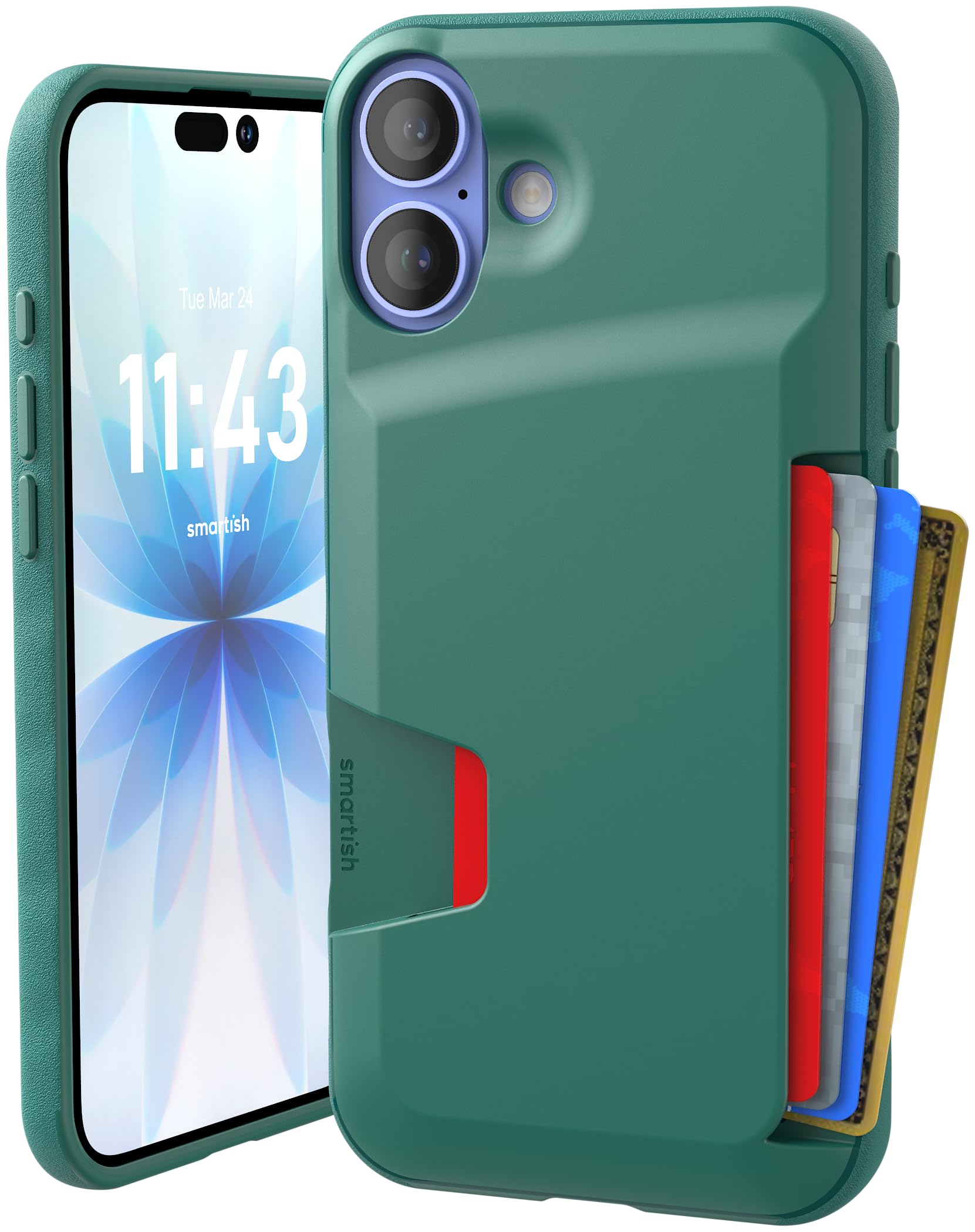 Étui iPhone 16 Plus Smartish antichoc pour éviter la perte des cartes - 8