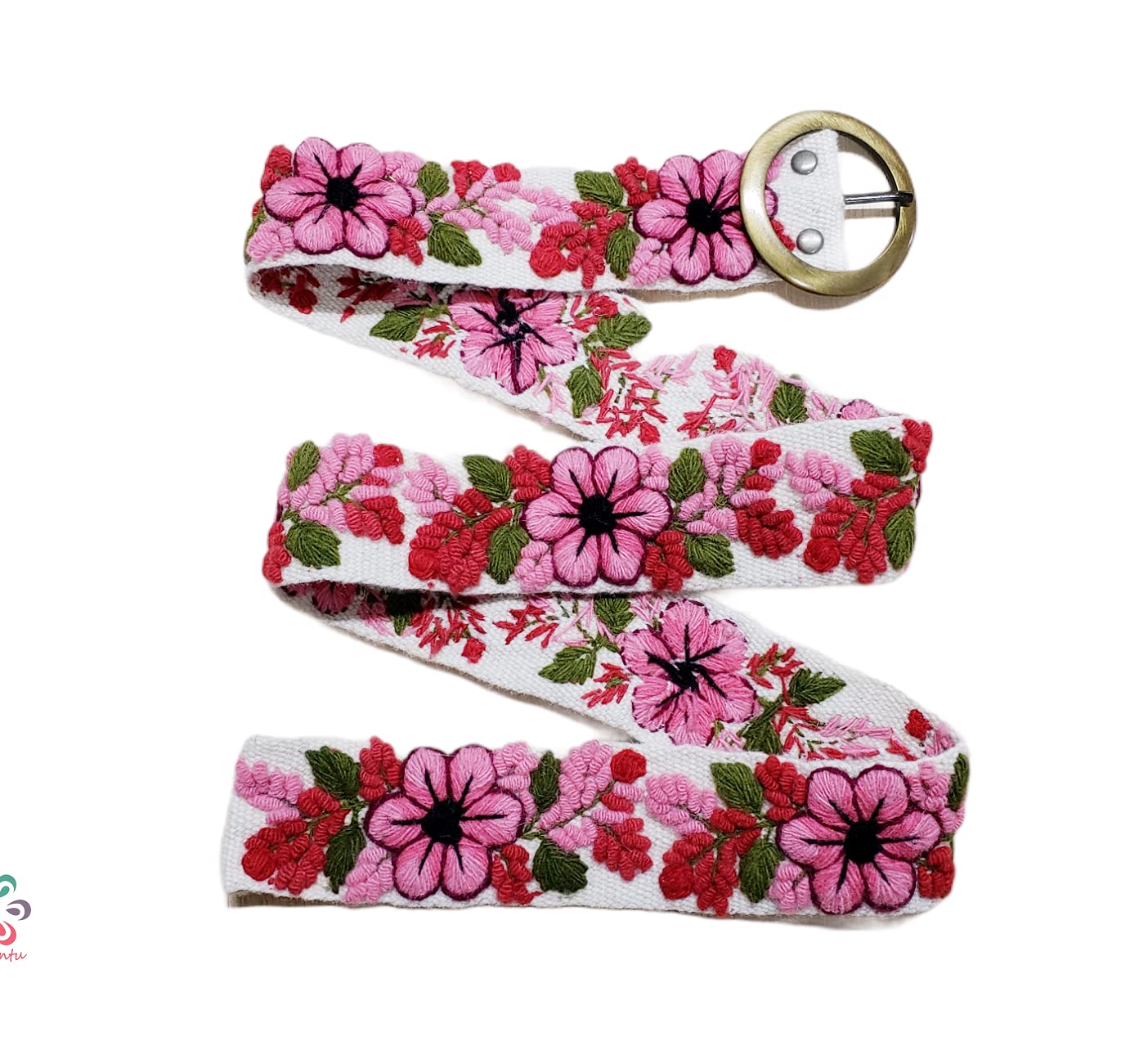 peruvian embroidered belts