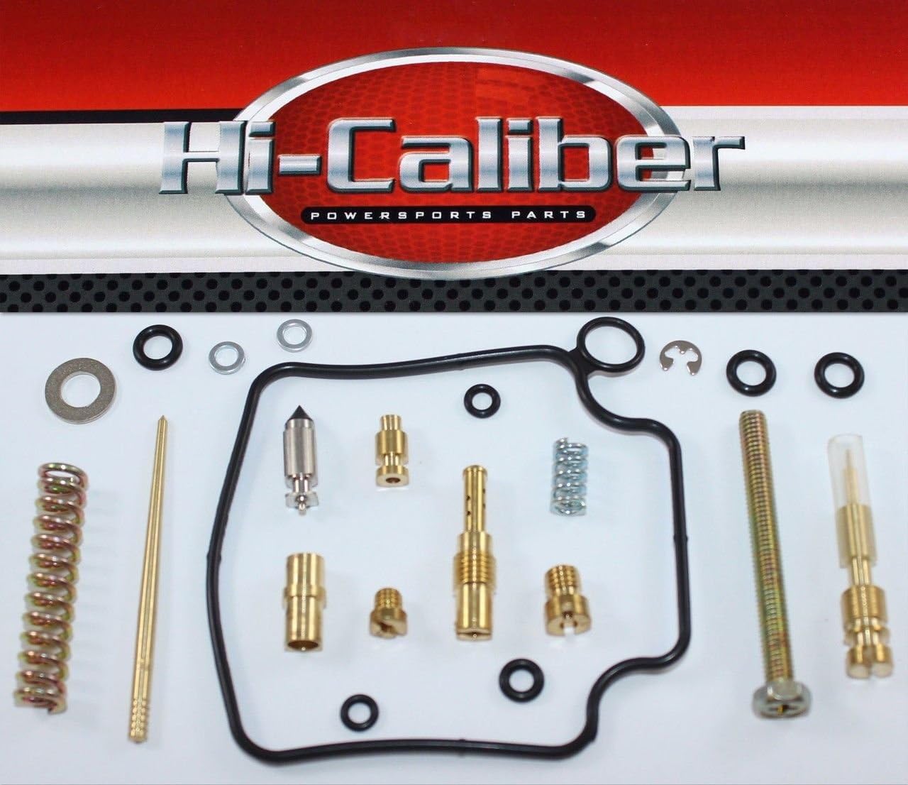 Hi-Caliber Powersports Parts Carburetor Carb Rebuild Kit for the 2000-2003 Honda TRX 350 Rancher ATV