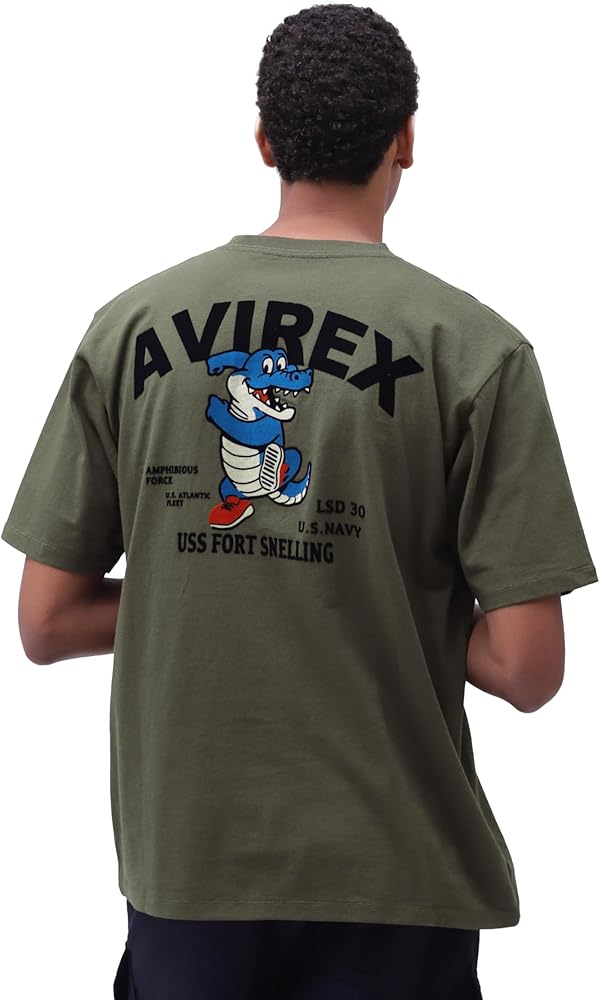 Amazon.co.jp: [Avirex] [アヴィレックス]USS FORT SNELLING T-SHIRT